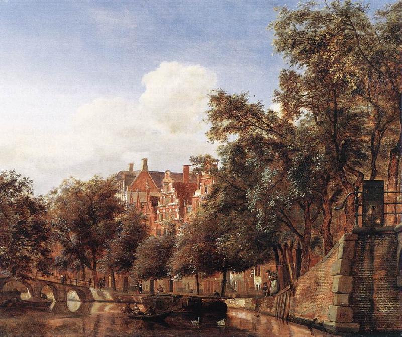 HEYDEN, Jan van der View of the Herengracht, Amsterdam oil painting picture